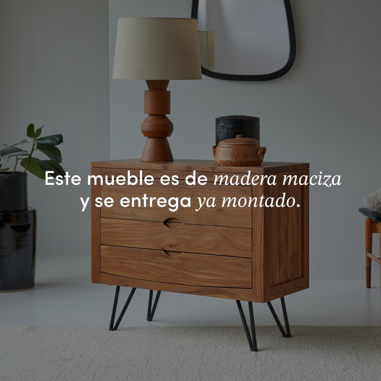 Bonnie - Cómoda de acacia maciza