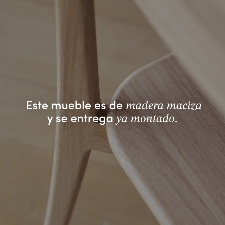 Abel - Silla de roble macizo