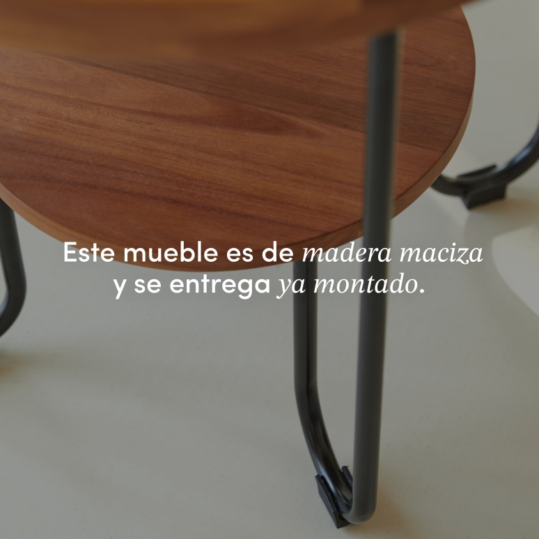 Key Wood - Mesa de centro de acacia maciza