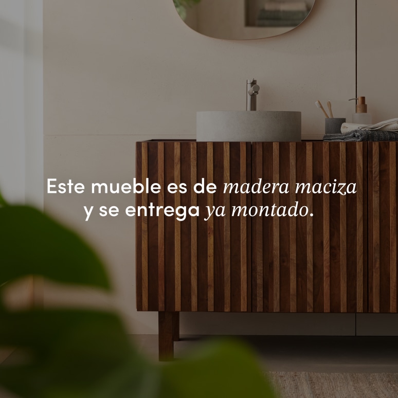 Milo - Mueble de baño de mango de 164 cm