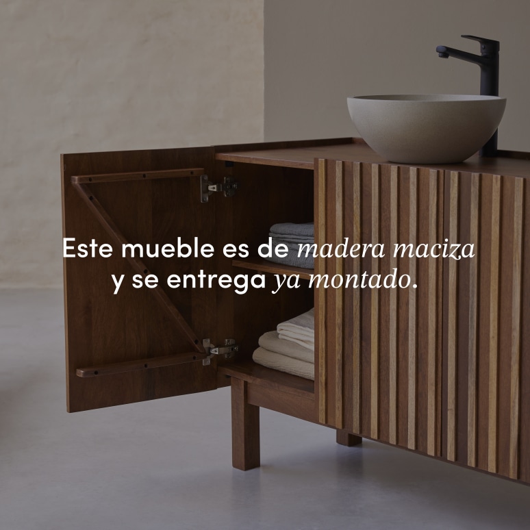 Milo - Mueble de baño de mango de 164 cm