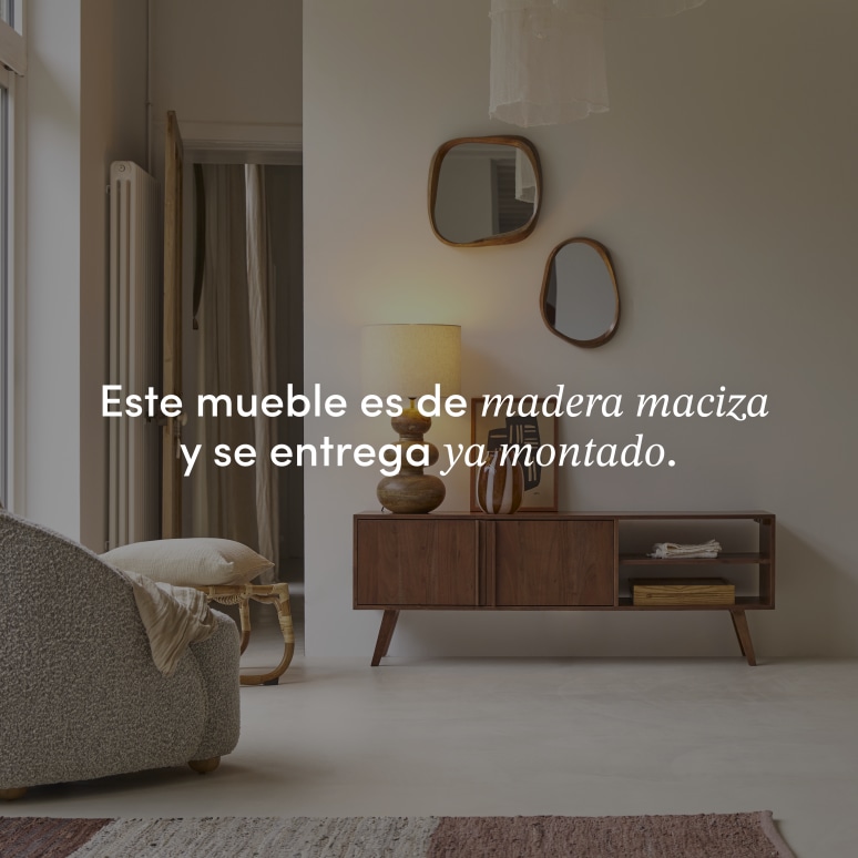 Niels - Mueble para TV de acacia de 150 cm