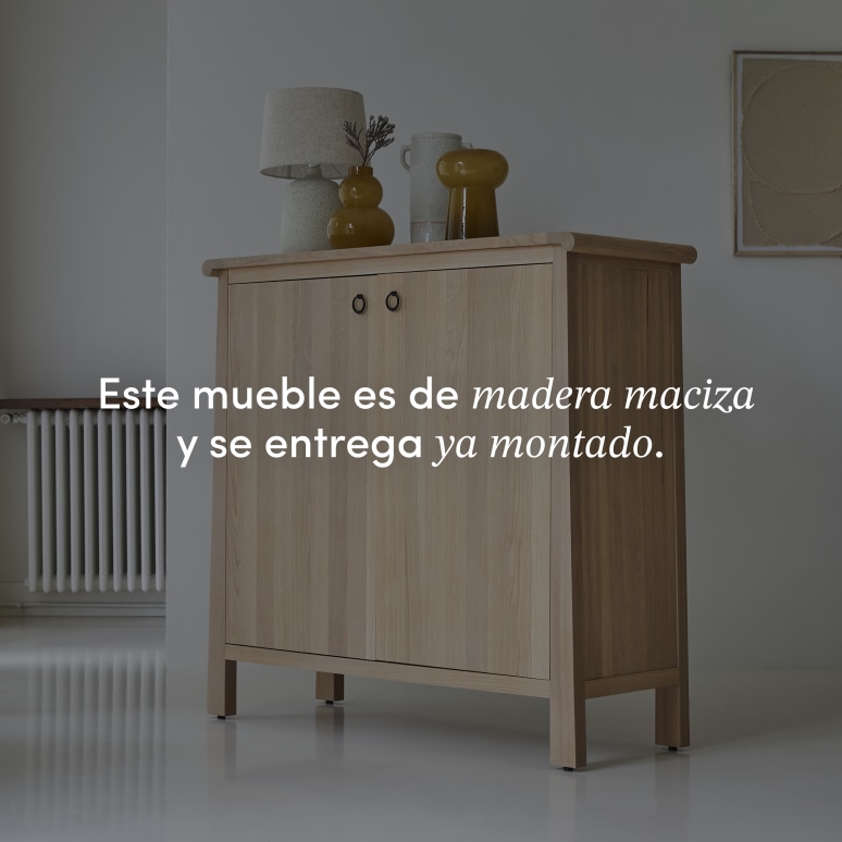 Volute - Consola de roble macizo