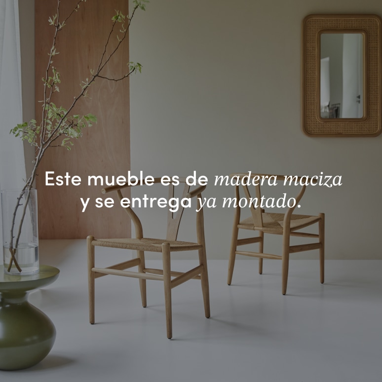 Blaise - Silla de teca maciza y cordaje