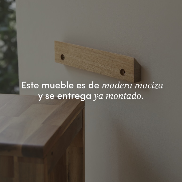 Lila - Columna de acacia maciza