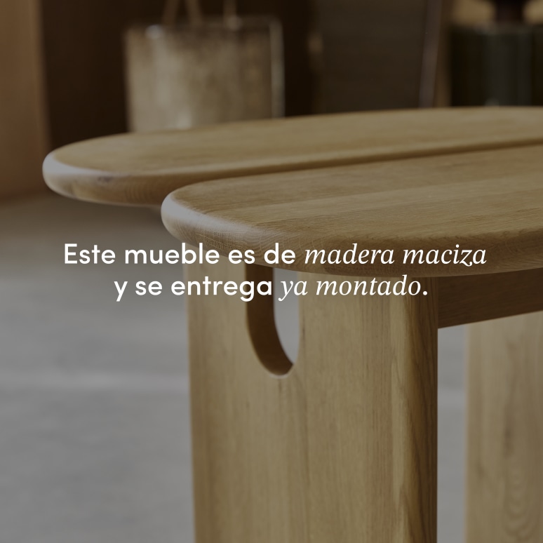 Sophia - Mesa auxiliar Sophia de roble macizo