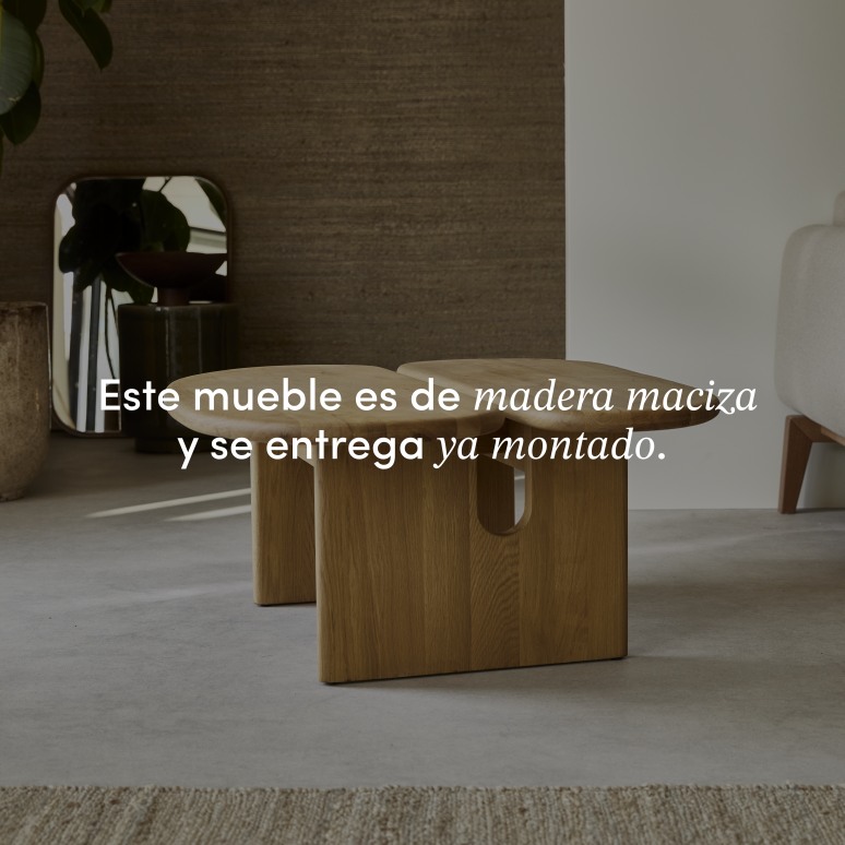 Sophia - Mesa de centro de roble macizo