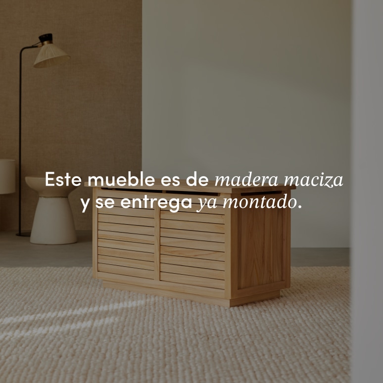 Suzette - Arcón de teca maciza