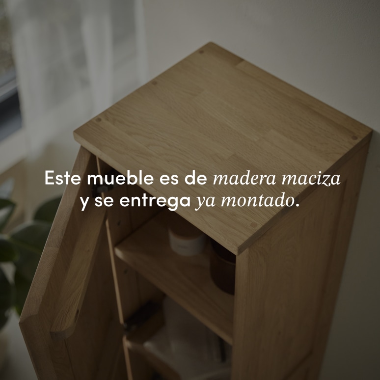 Jacob - Mueble alto de roble macizo