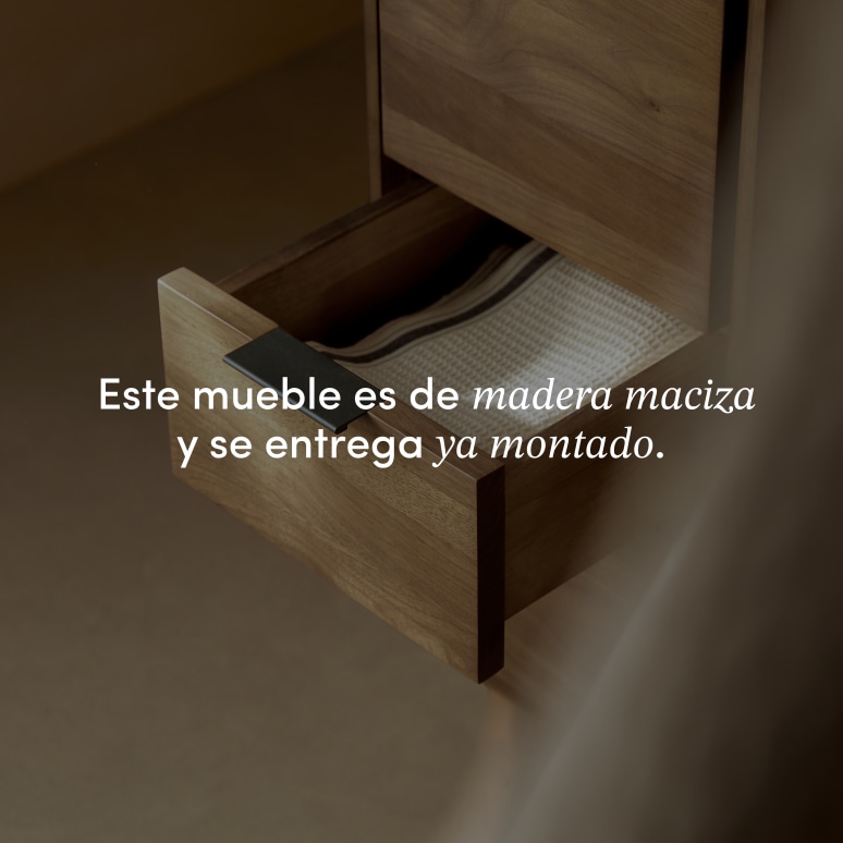 Senson - Columna de nogal macizo