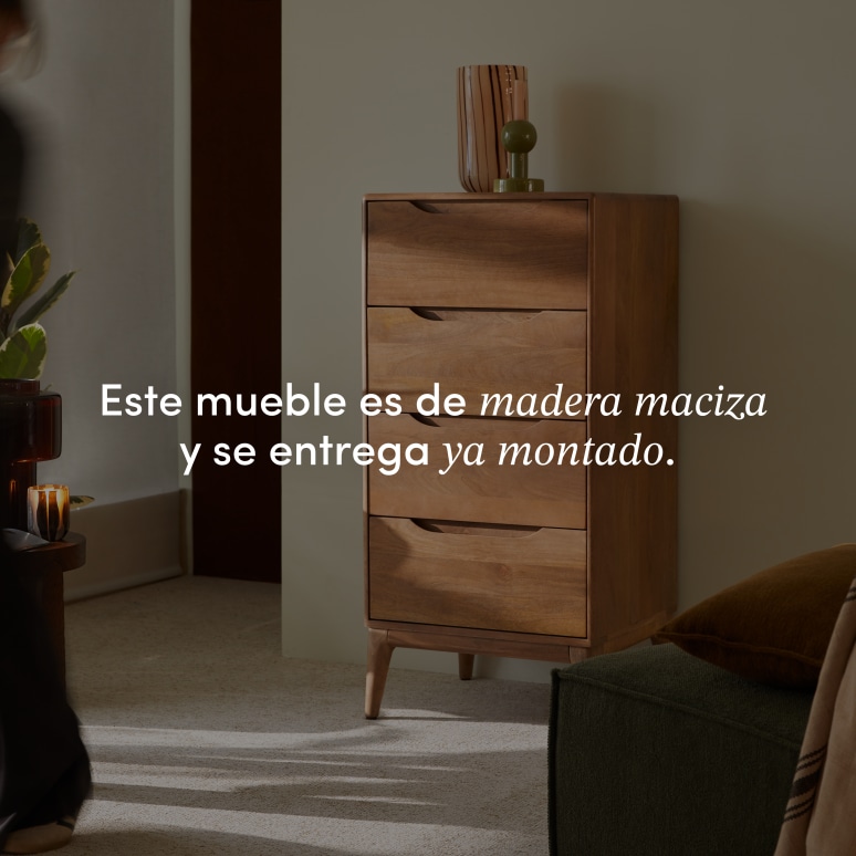 Gabrielle - Gabrielle de madera maciza de mango