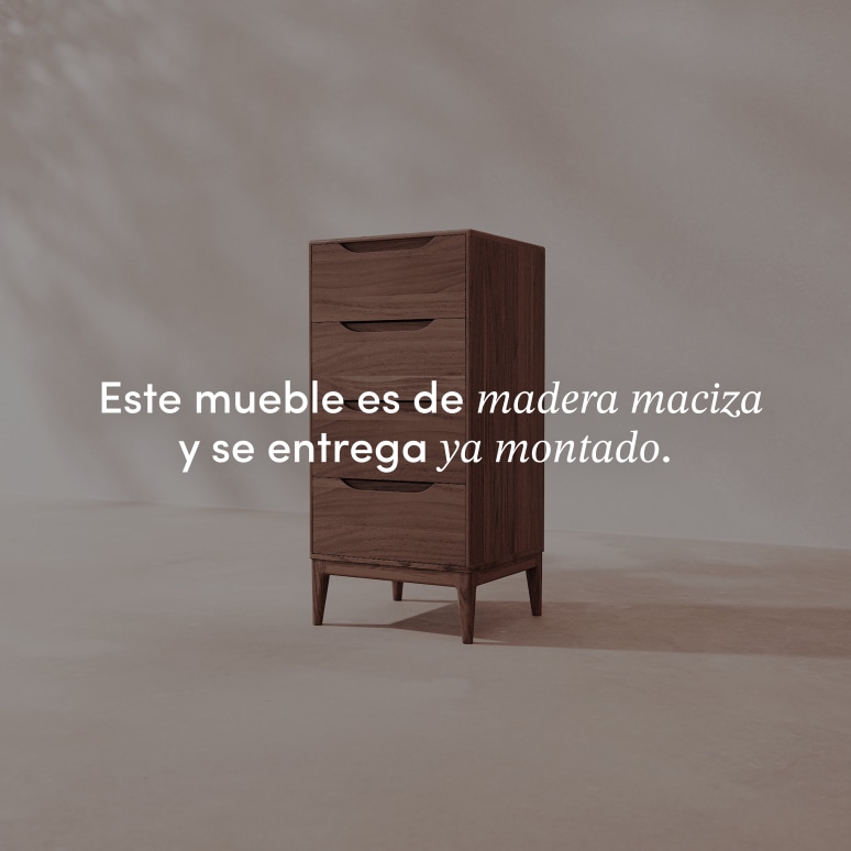 Gabrielle - Chifonier de madera maciza de mango