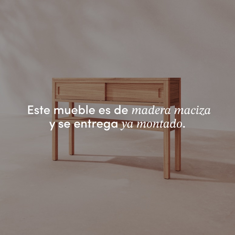 Anton - Consola de teca maciza