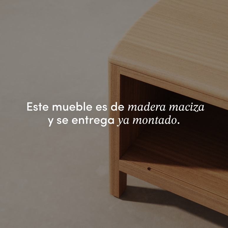 Celestine – Mueble de TV de caoba 130 cm