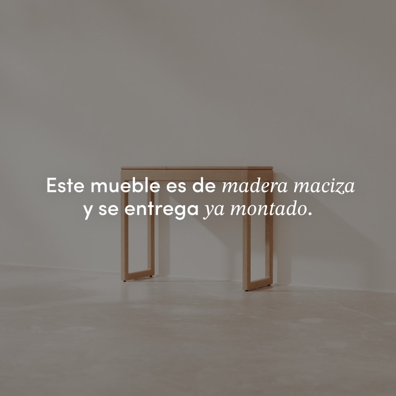 Arto - Consola de roble macizo