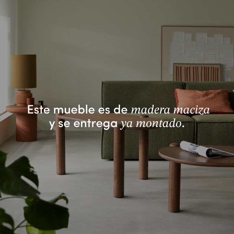 Nora - Mesas de centro nido de roble macizo