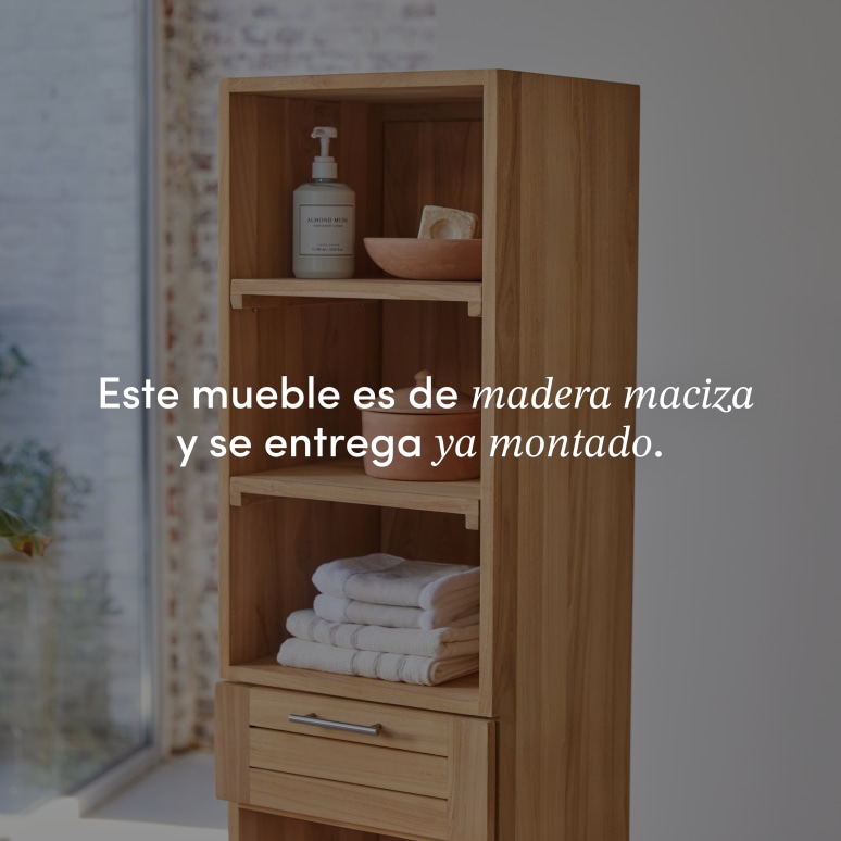 Soho - Columna de teca maciza