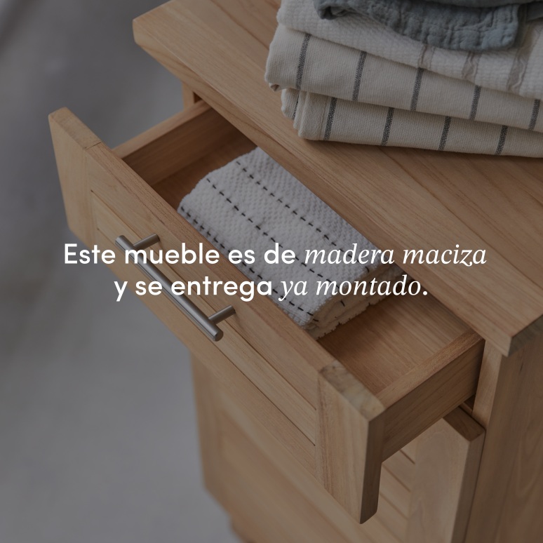 Soho - Conjunto de 2 muebles de teca maciza