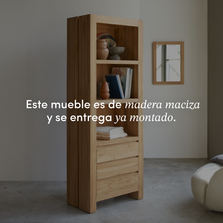 Eden - Biblioteca de teca maciza