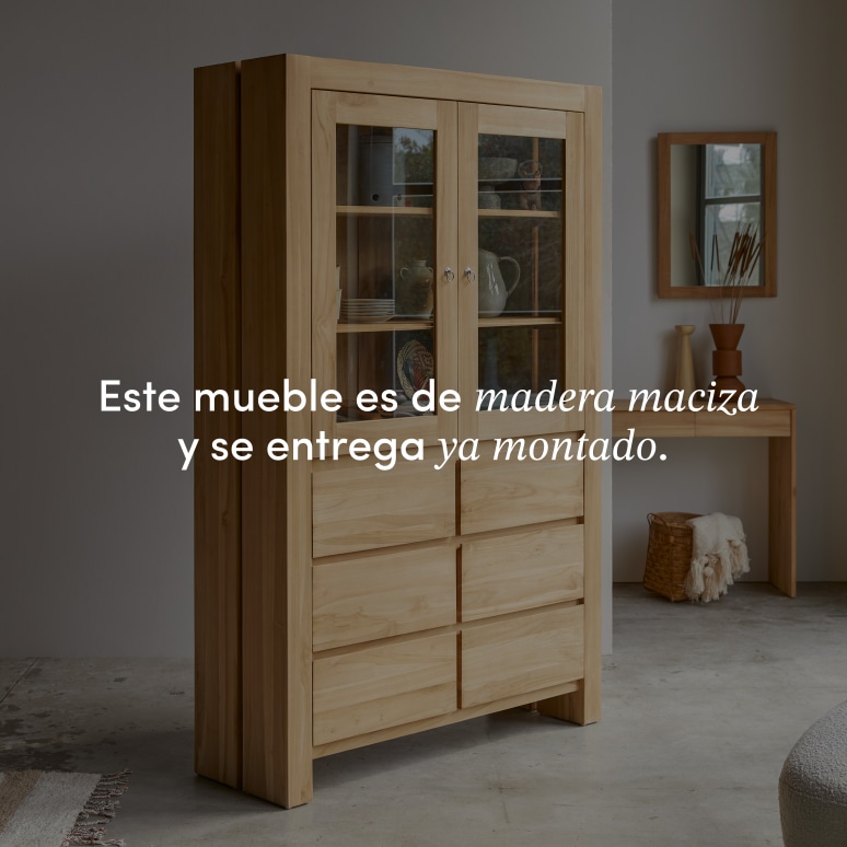 Eden - Vajillero de teca maciza