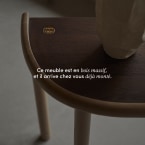 Opéra - Console en chêne massif