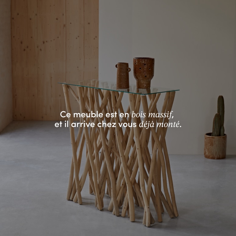 River - Console en teck massif