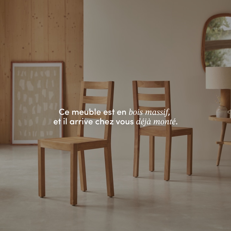 Alto - Chaise en teck massif