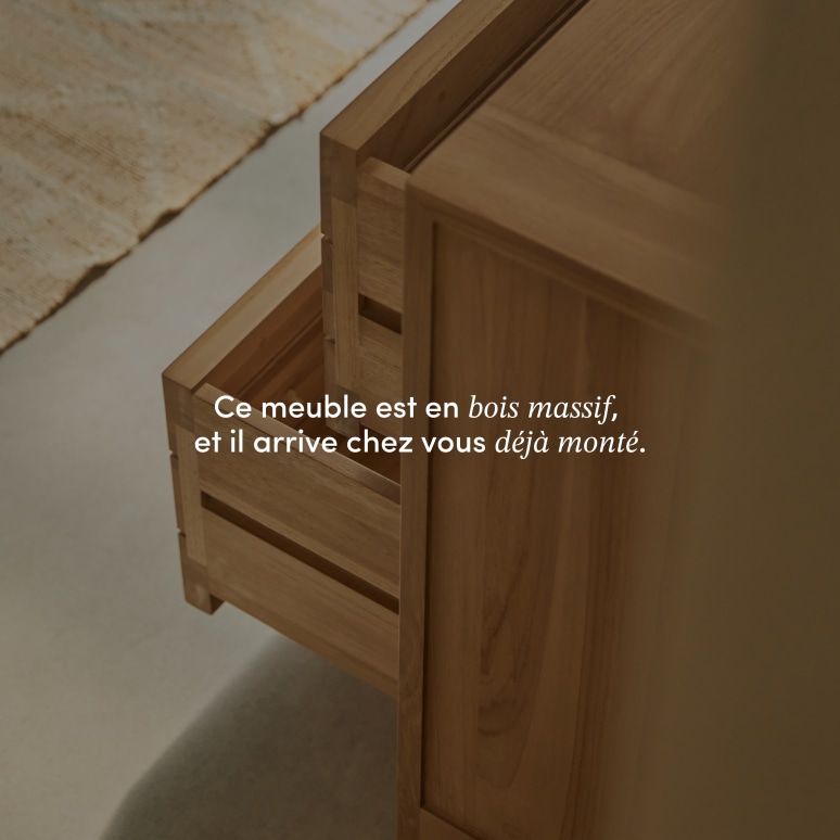 Minimalys - Commode enfant en teck massif