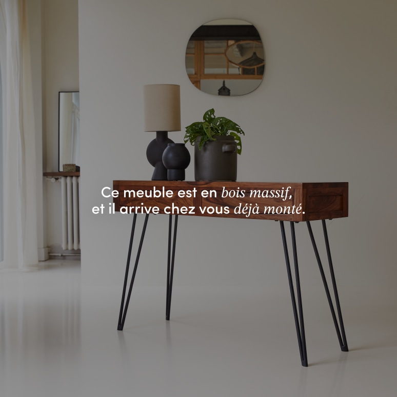 Bonnie - Console en palissandre massif