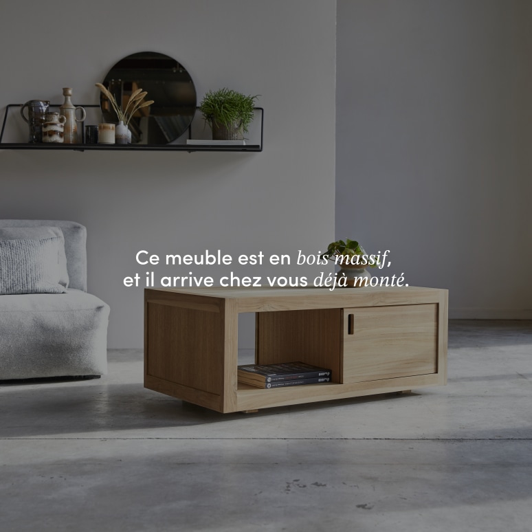 Adam - Table basse en teck