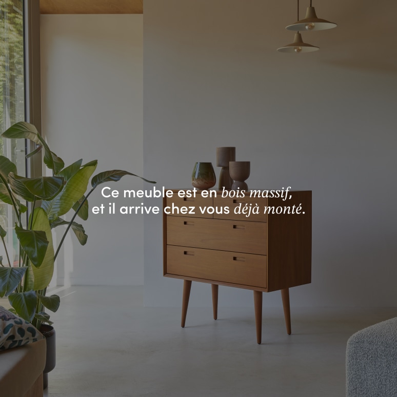 Magda 50's - Commode en acajou massif