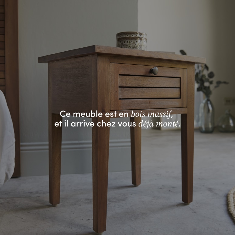 Loggia - Chevet en acacia massif