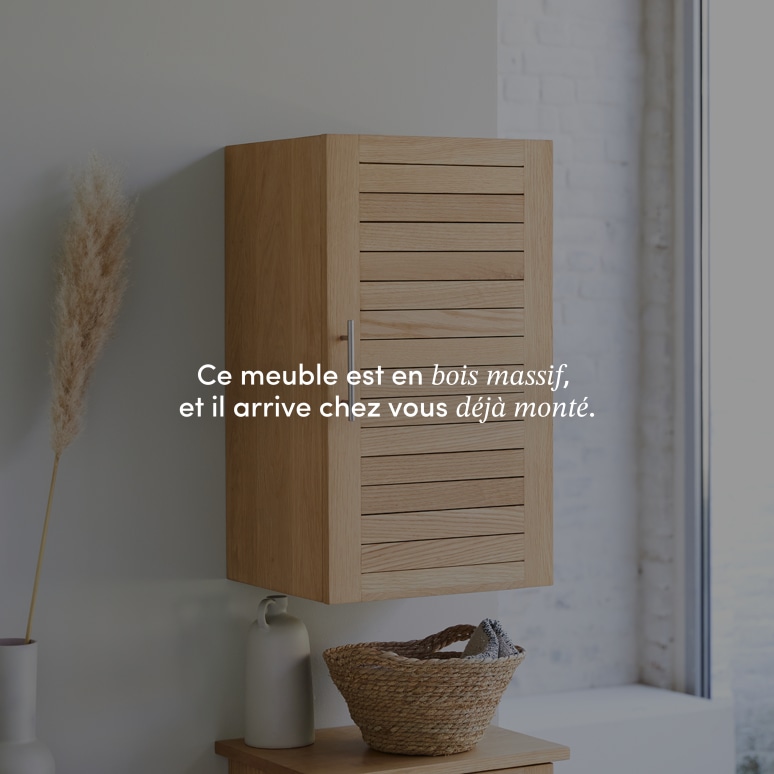 Soho - Elément haut en chêne massif