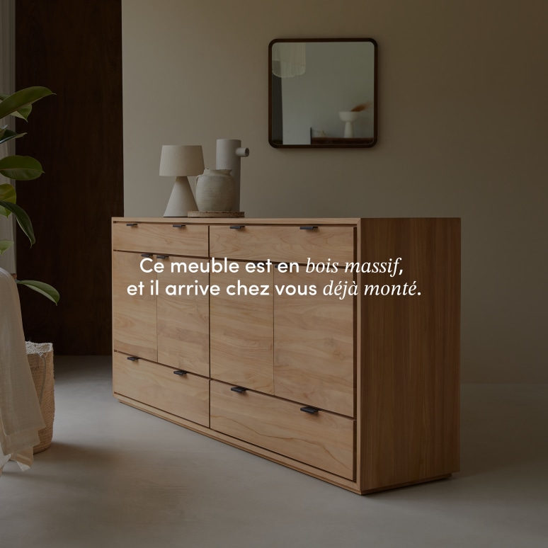 Senson - Buffet en teck massif 200 cm