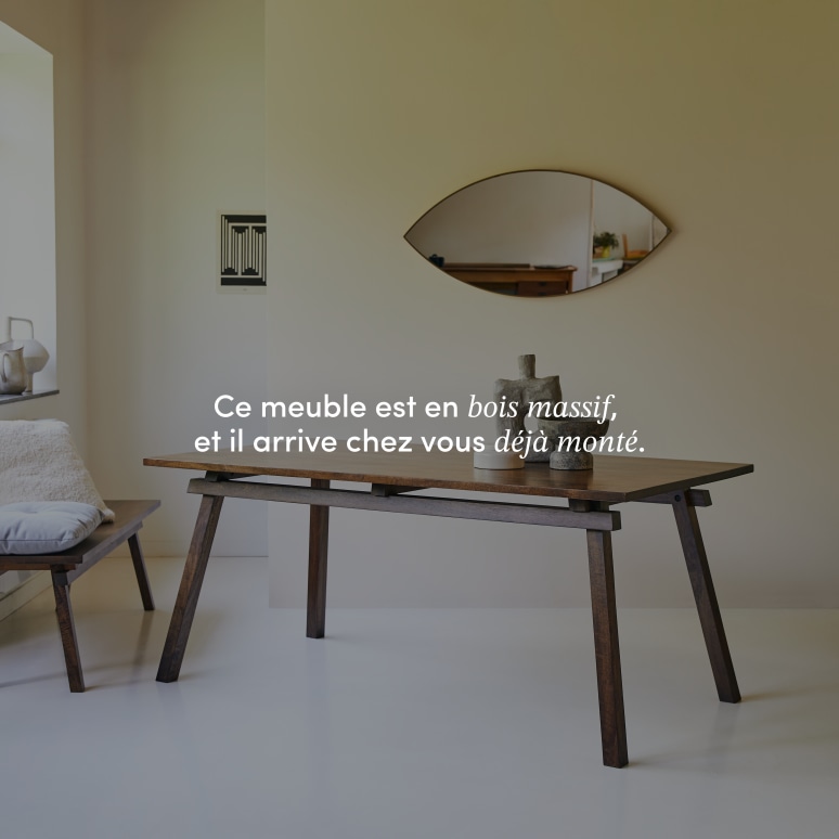Arko - Table en manguier massif 6-8 pers.
