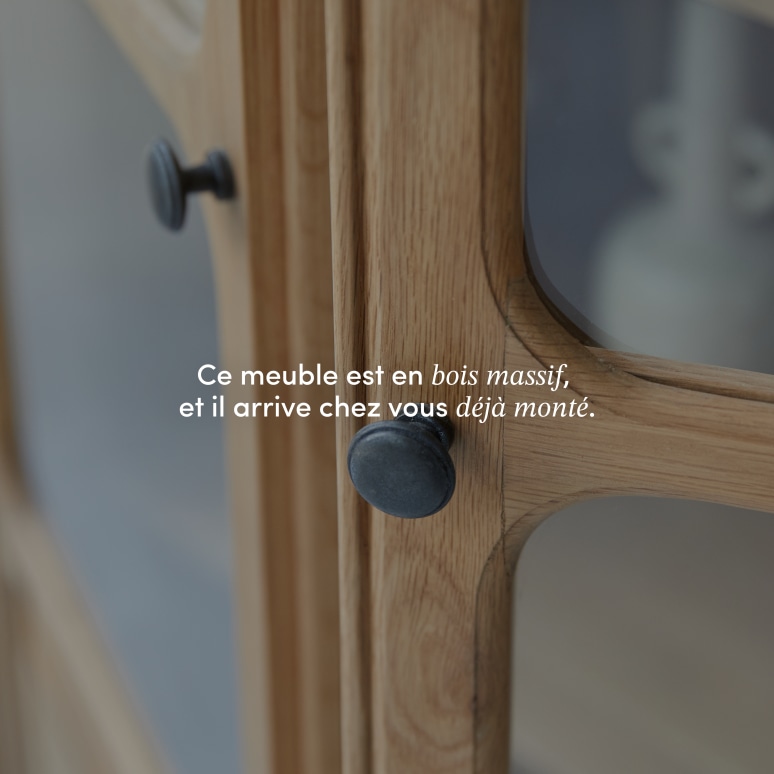 Marthe - Vaisselier en chêne massif