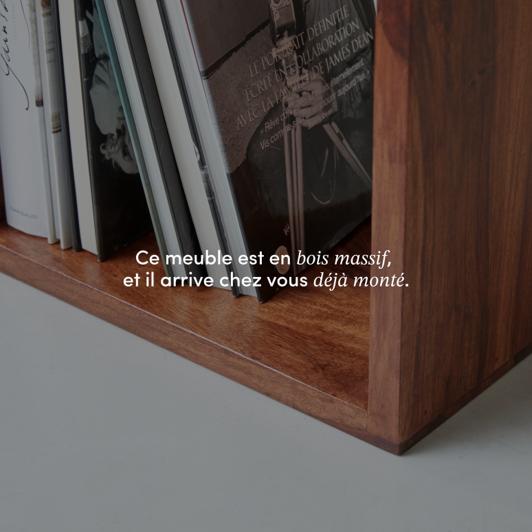 Kwarto - Chevet en palissandre massif