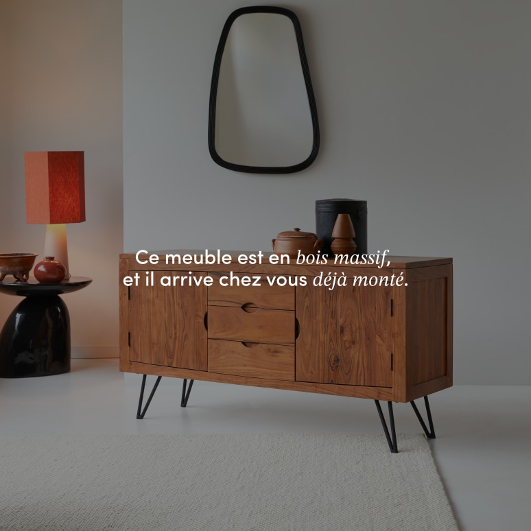 Bonnie - Buffet en acacia massif 150 cm