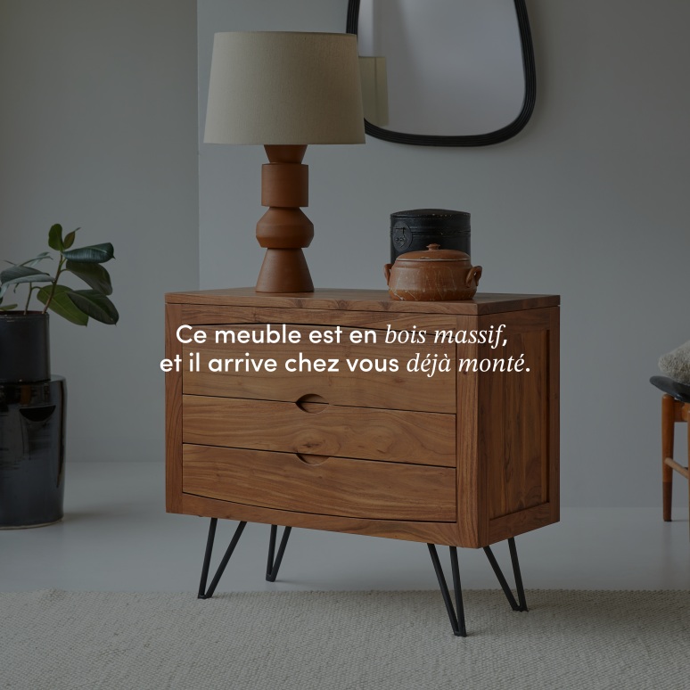 Bonnie - Commode en acacia massif