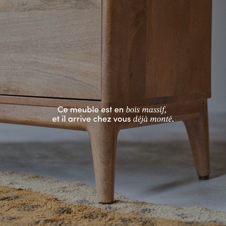 Gabrielle - Commode enfant en manguier massif