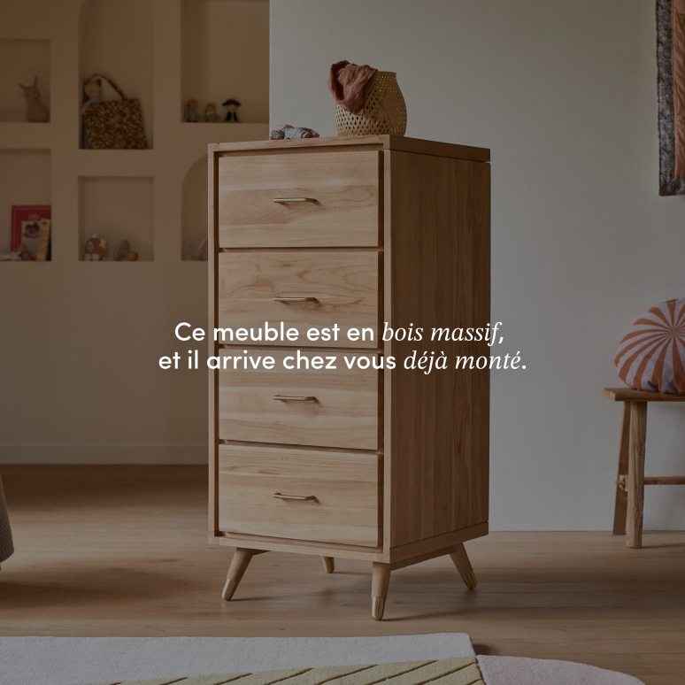 Kort - Chiffonnier enfant en teck massif
