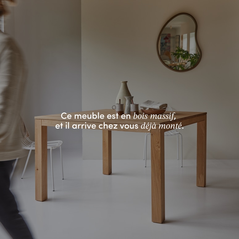 Eden - Table en chêne massif 4-6 pers.