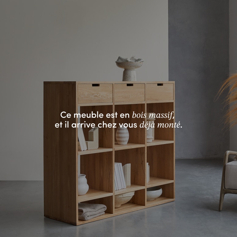 Miho - Console en chêne massif