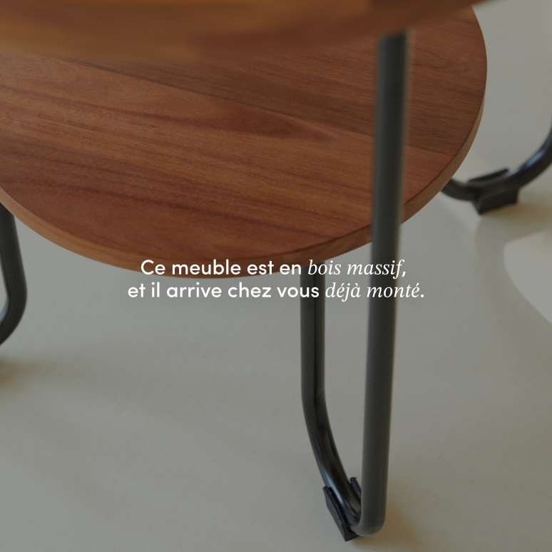 Key Wood - Table basse en acacia massif