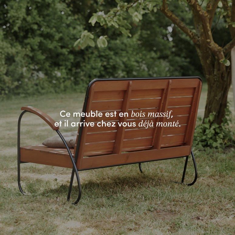 Key Wood - Banc de jardin en acacia massif