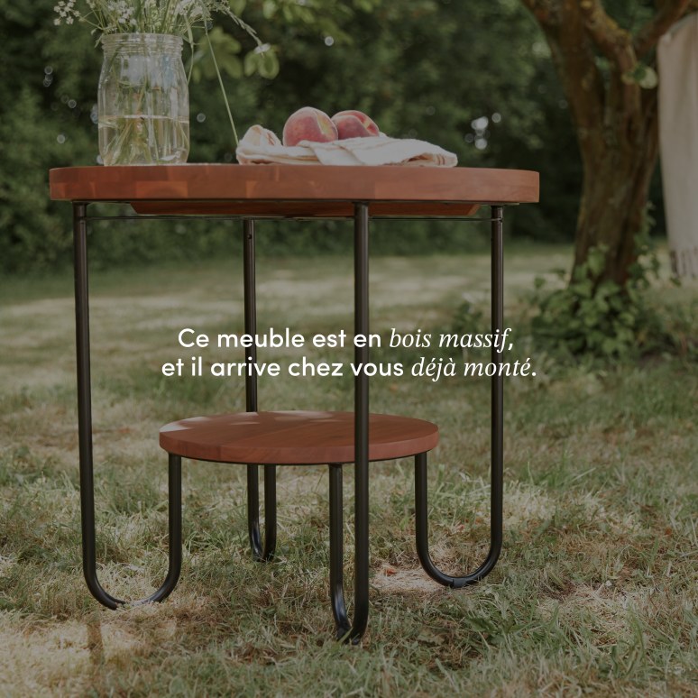 Key Wood - Table basse de jardin en acacia massif