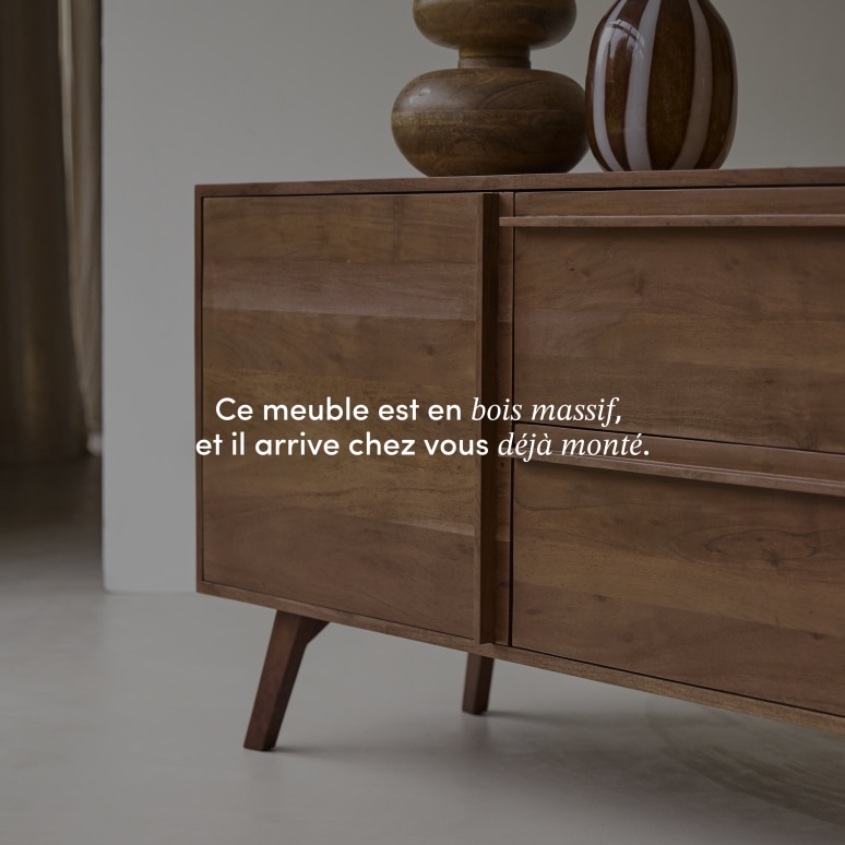 Niels - Buffet en acacia massif 175 cm