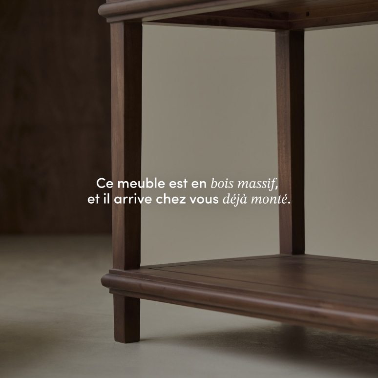 Achille - Console en acacia massif 120 cm