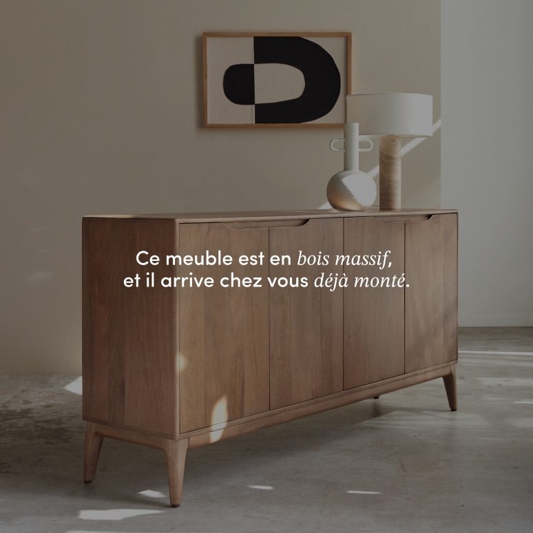 Gabrielle - Buffet en manguier massif 160 cm