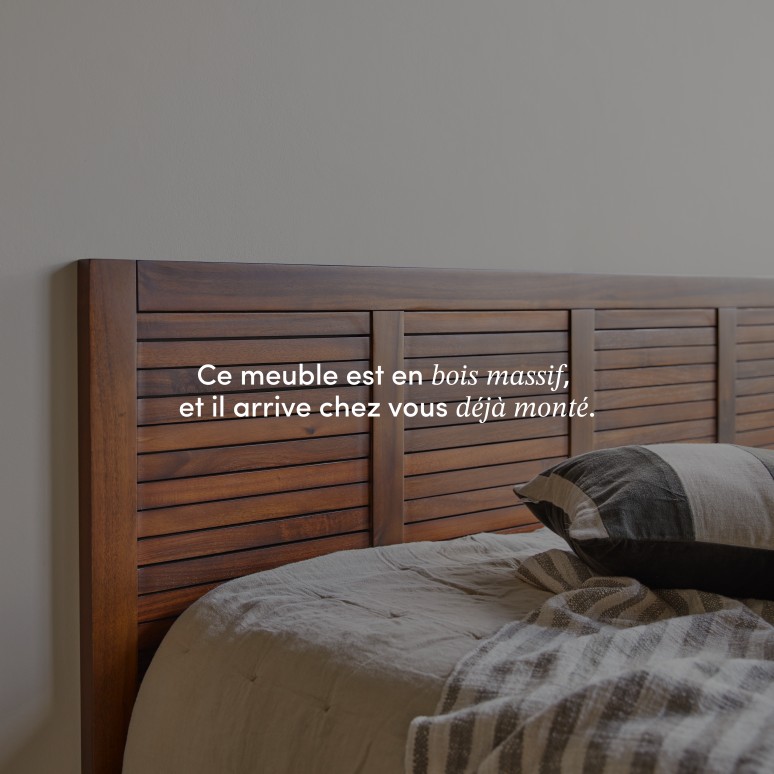 Loggia - Tête de lit en acacia massif 180 cm